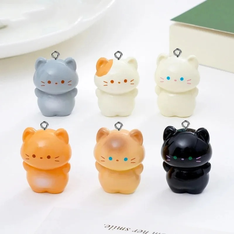 10個入り スイート3D立体子猫レジンチャーム 漫画風シャム - Resin Craft Projects のレビューと価格