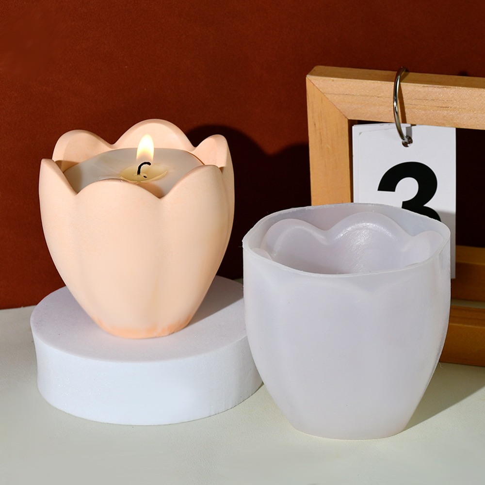 チューリップキャンドルホルダーシリコーン金型花樹脂石鹸箱作成 - Flower Preservation Resin のレビューと価格