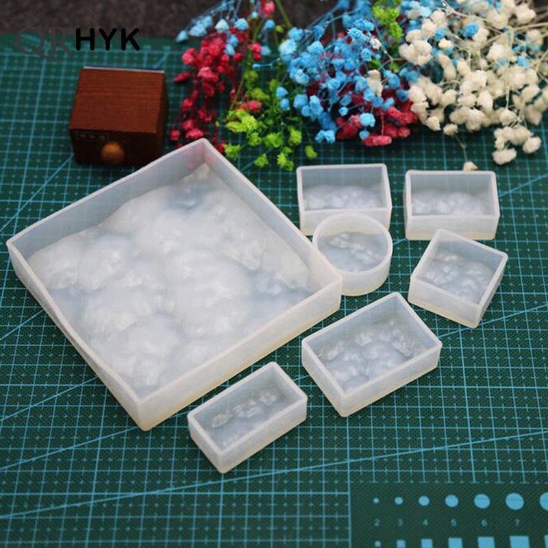 水滴の形をしたシリコン樹脂型,波状のペンダント,ネックレス, - Resin Ocean Wave Mold のレビューと価格