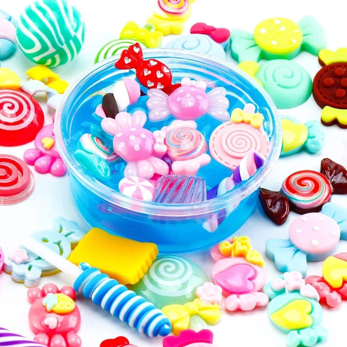 ミックスレジンスイーツフラットバックスライムチャームセット、 - Resin Crafts Diy のレビューと価格
