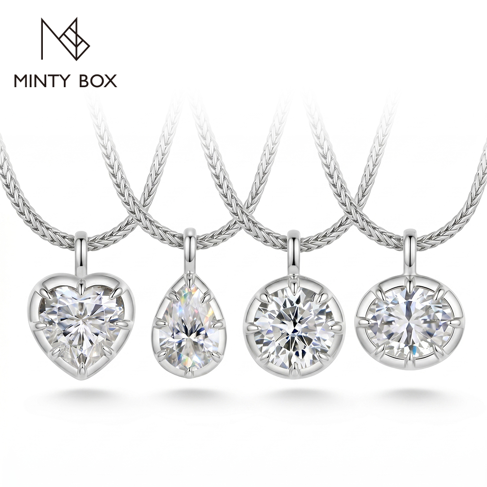 MINTYBOX ベゼルセット モアサナイト ペンダント コ - Bezels Set Pendant のレビューと価格
