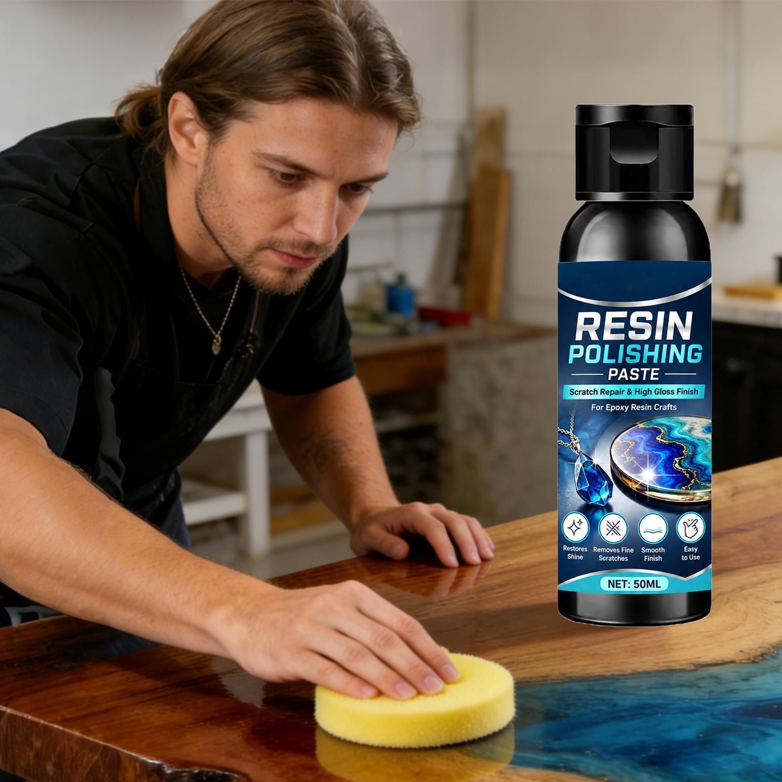 50 ミリリットル穏やかな長期持続樹脂研磨ペースト表面サンデ - Resin Craft Workshop のレビューと価格